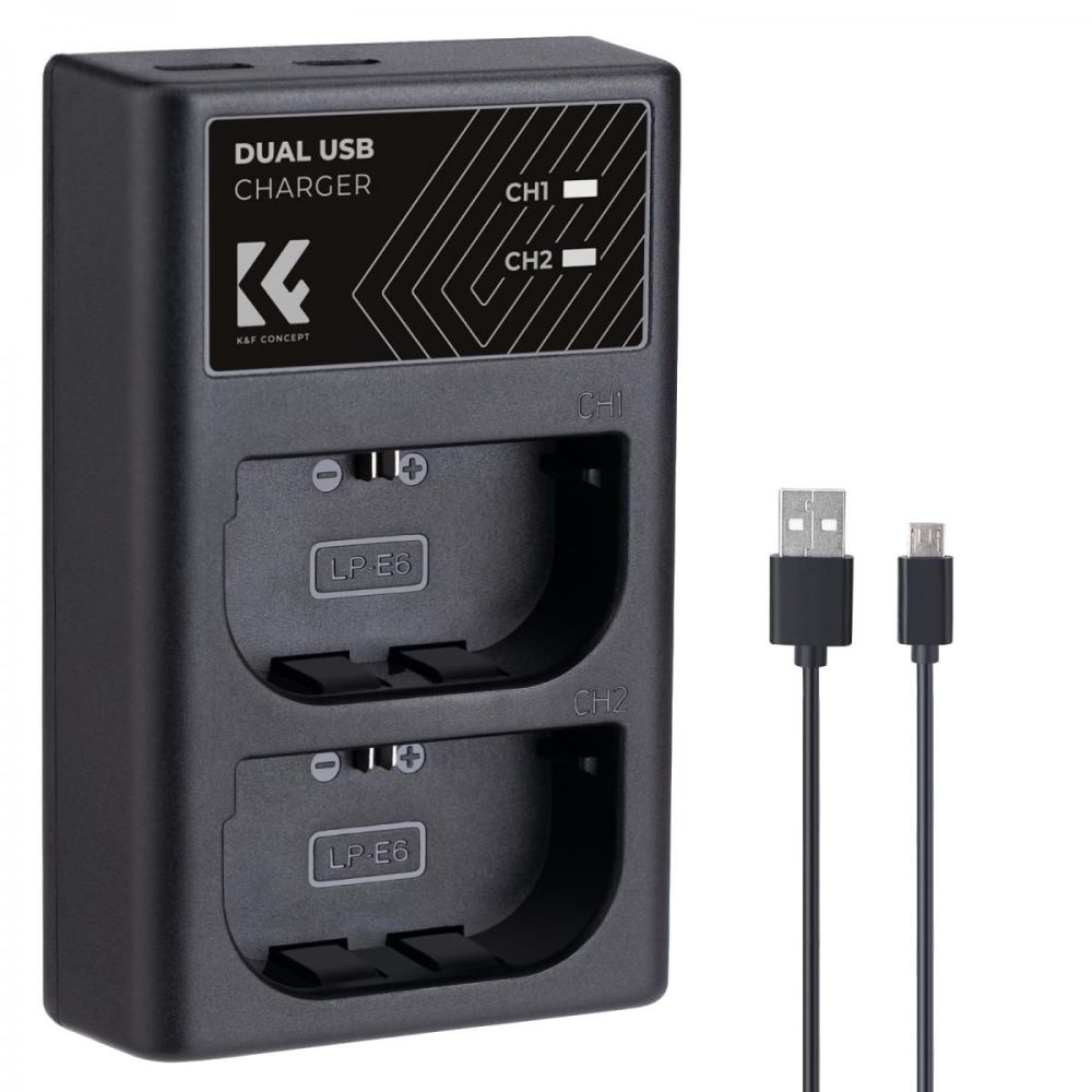K&F Concept LP-E6NH Dual...