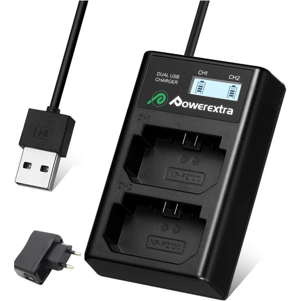 Powerextra DS-FZ100 Dual...