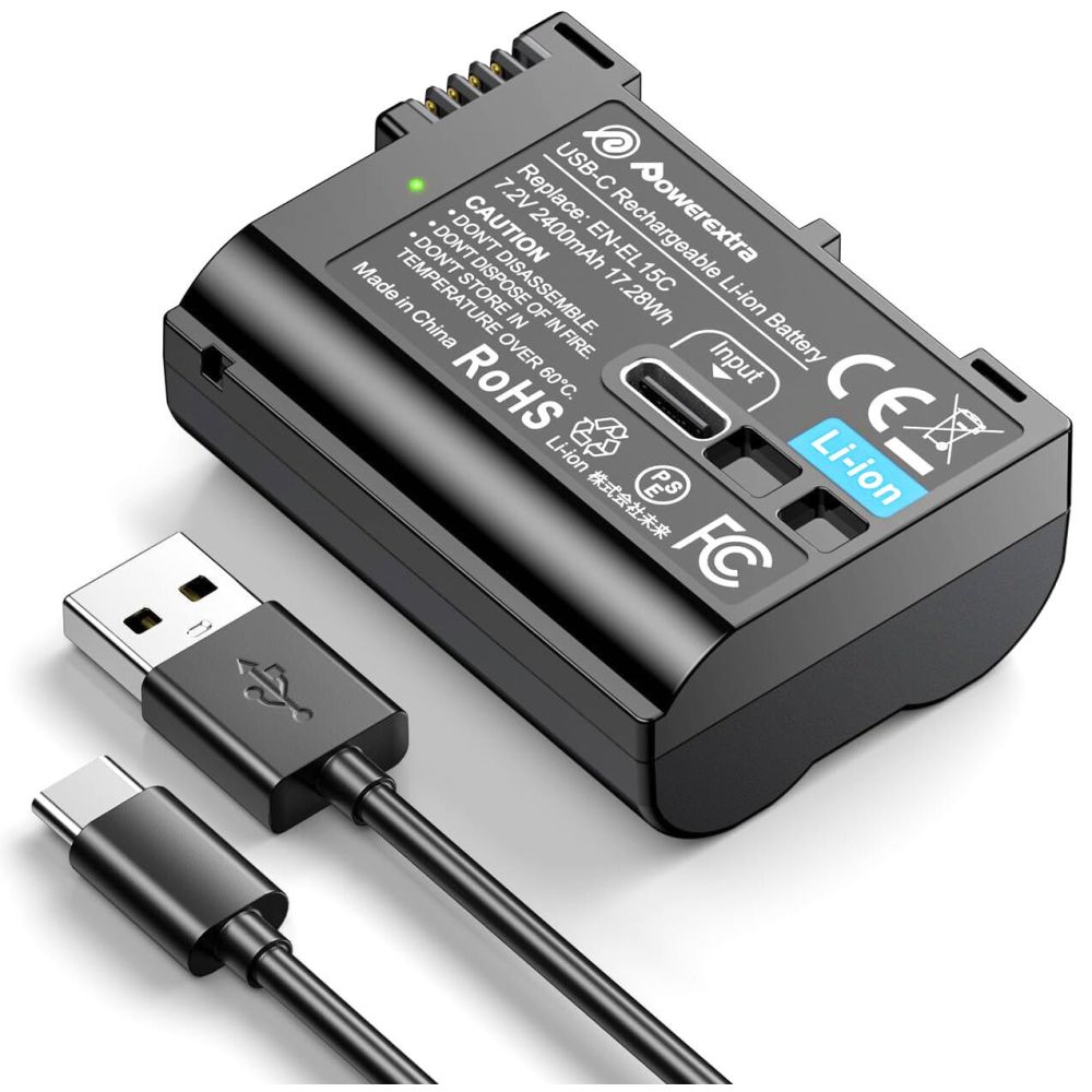 Powerextra EN-EL15C 2400mAh...